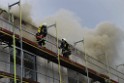 Dachstuhlbrand Koeln Poll Geislarerstr P031